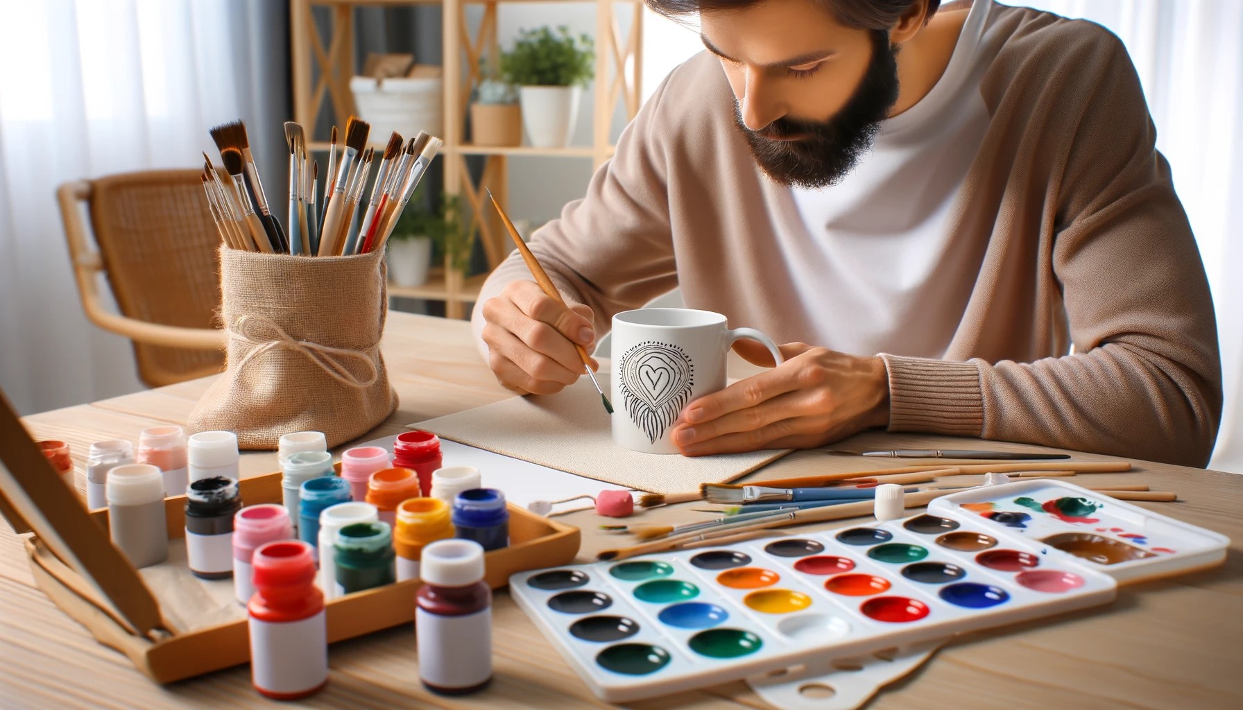 Making a Hand-Painted Mug