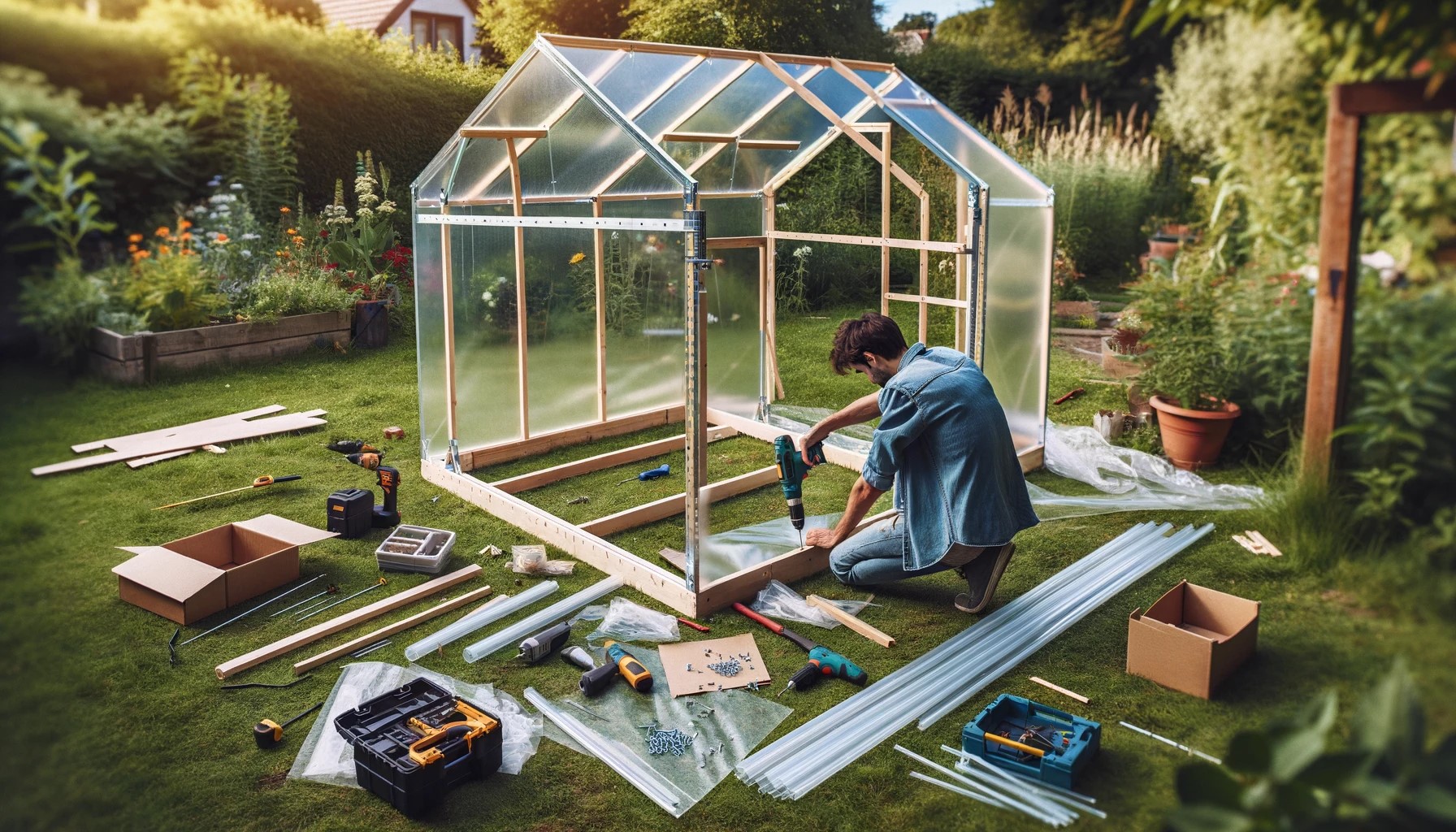 practicality and joy of building a DIY greenhouse